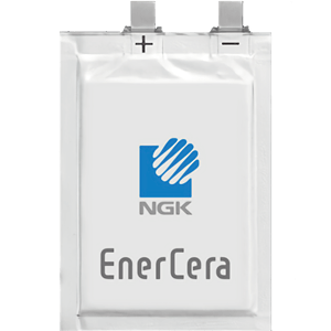 超小型、超薄充电电池 EnerCera Pouch